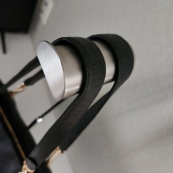 Euc Coach Marlie Black Leather Shoulder Bag Tote Purse - Picture 5 of 15